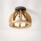 Plafondlamp Orba | 1-Lichts | Massief mango naturel