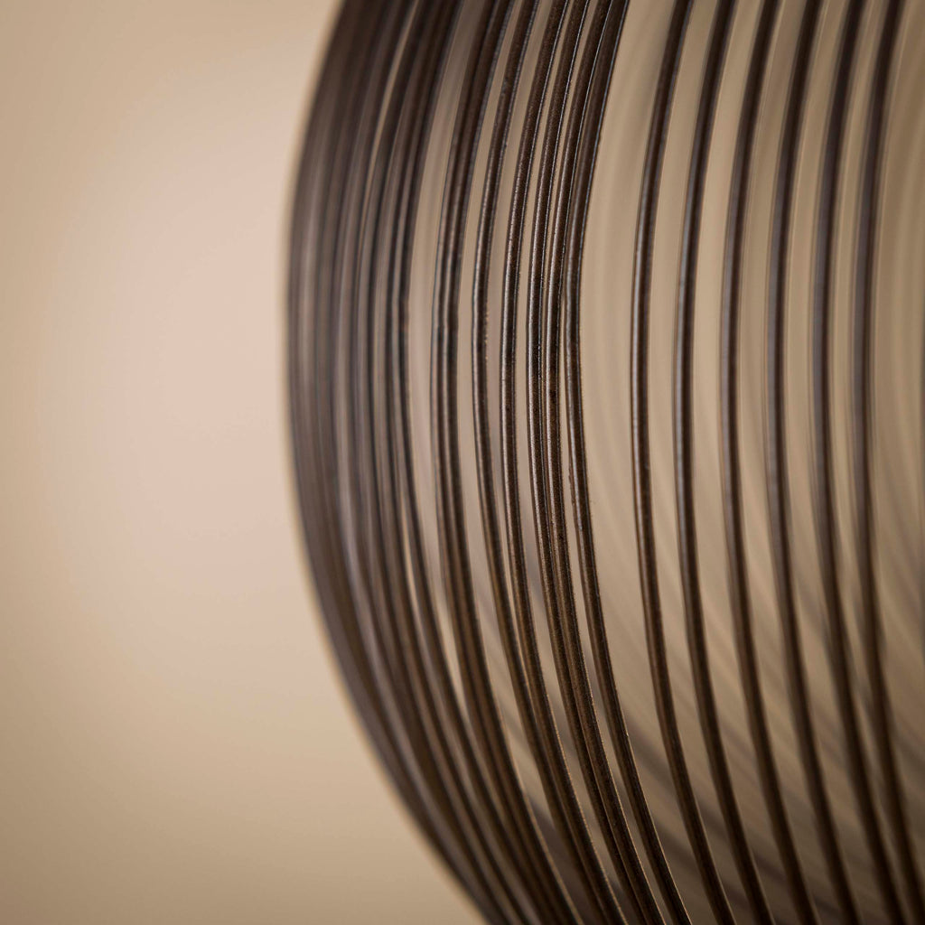 Hanglamp Copper Twist | 1-Lichts | Ø70 | Zwart nikkel