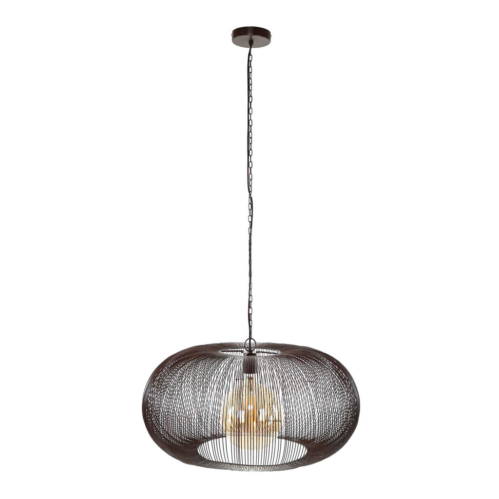 Hanglamp Copper Twist | 1-Lichts | Ø70 | Zwart nikkel