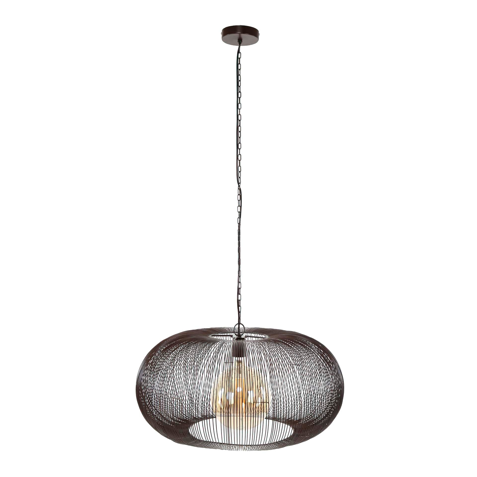 Hanglamp Copper Twist | 1-Lichts | Ø70 | Zwart nikkel