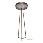 Vloerlamp Copper Twist | 1-Lichts | Zwart nikkel