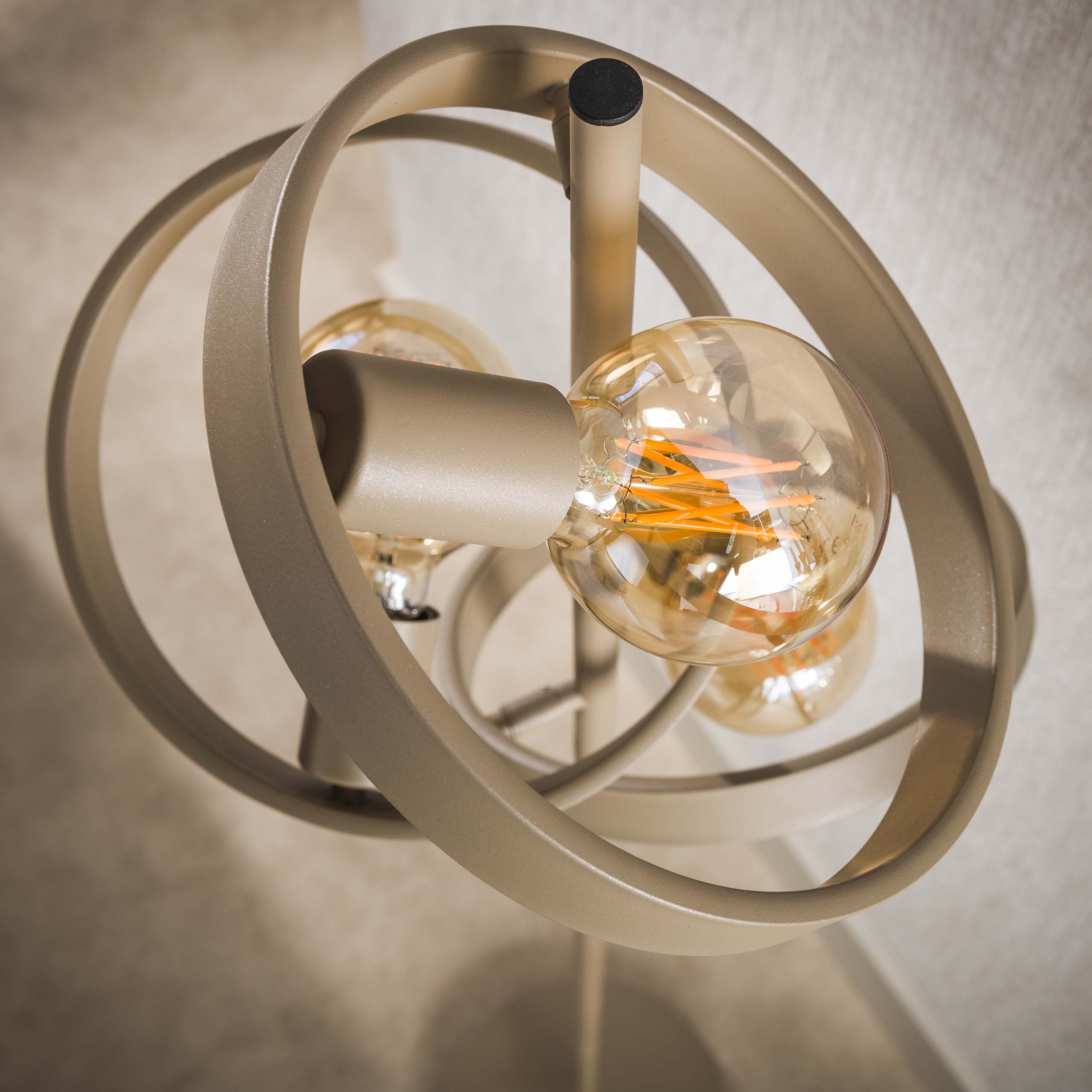 Vloerlamp Hover | 3-lichts | Beige