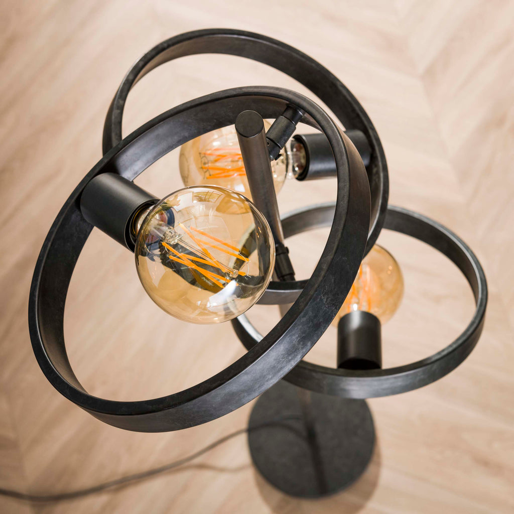 Vloerlamp Hover | 3-Lichts | Charcoal