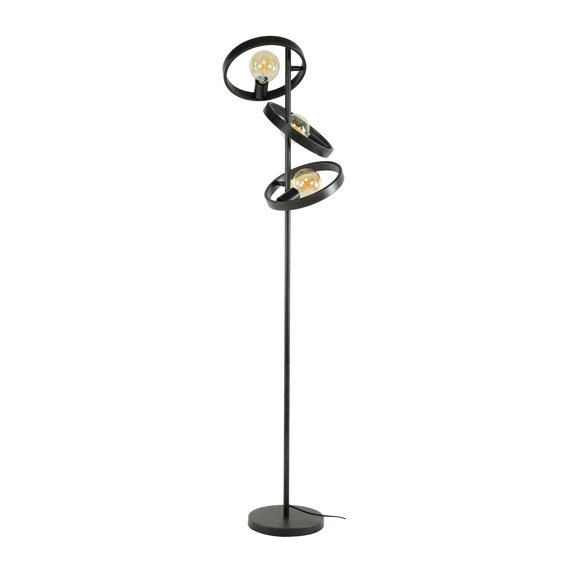 Vloerlamp Hover | 3-Lichts | Charcoal