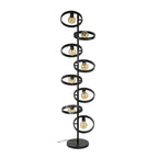 Vloerlamp Hover | 8-Lichts | Charcoal