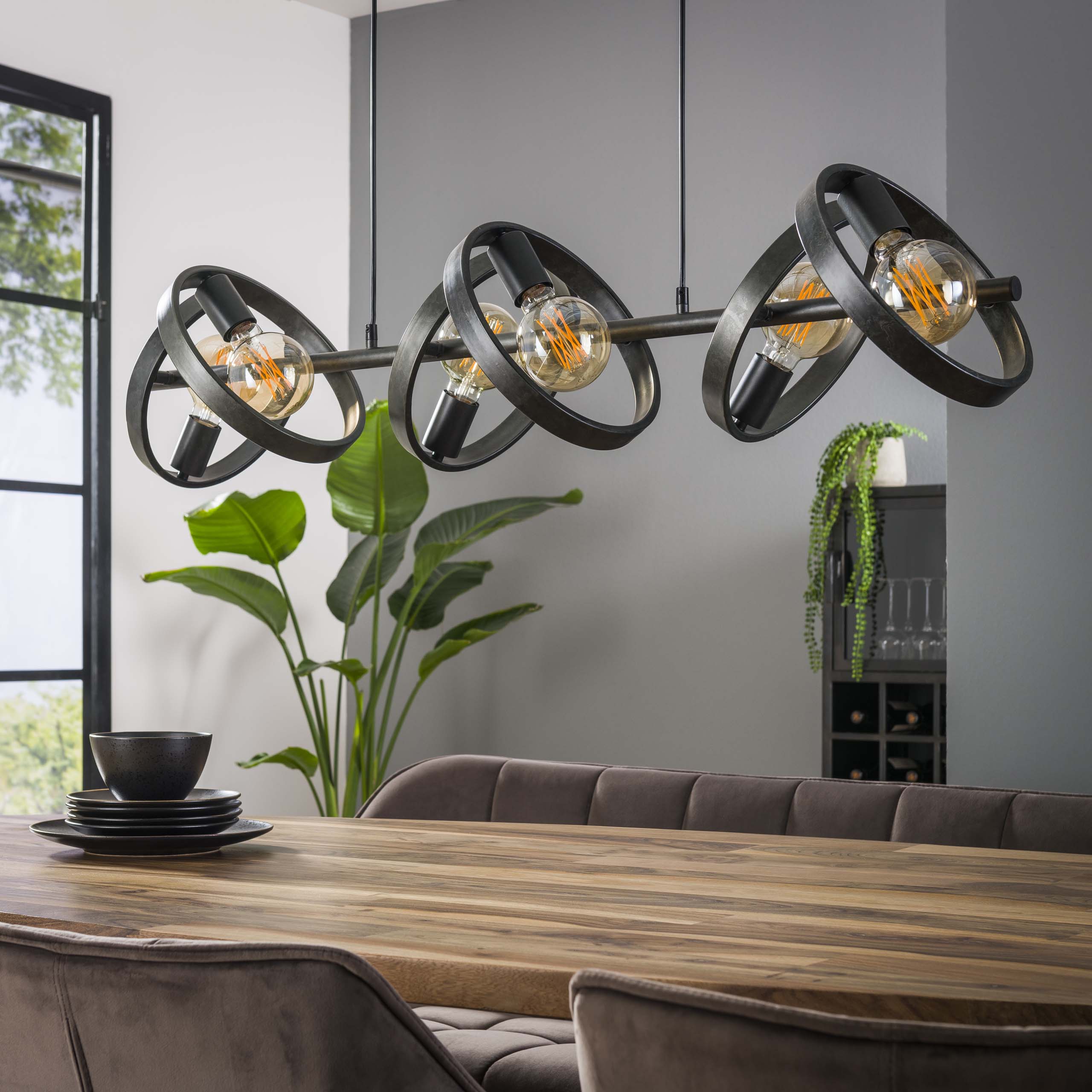 Hanglamp Hover | 6-Lichts | Charcoal
