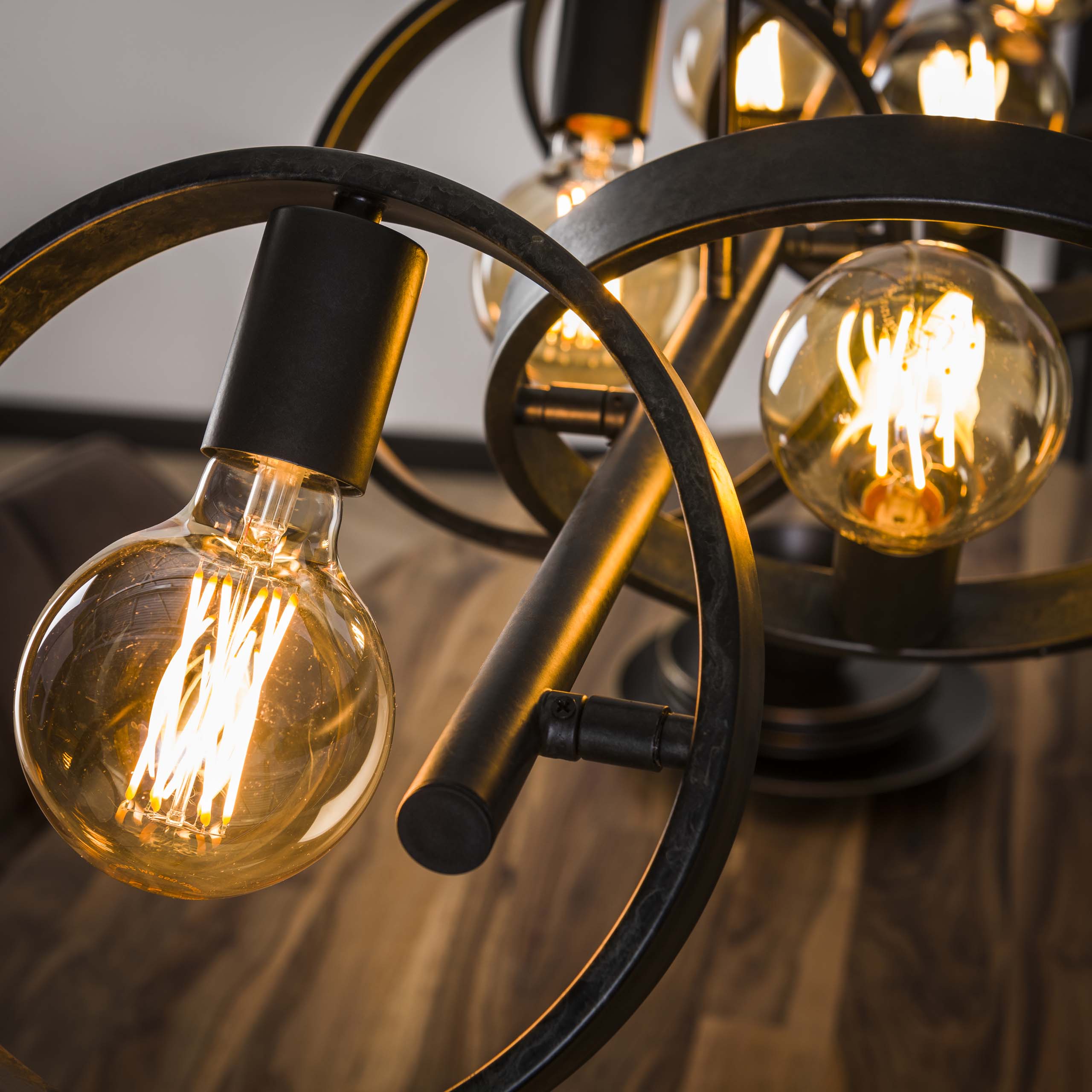 Hanglamp Hover | 6-Lichts | Charcoal