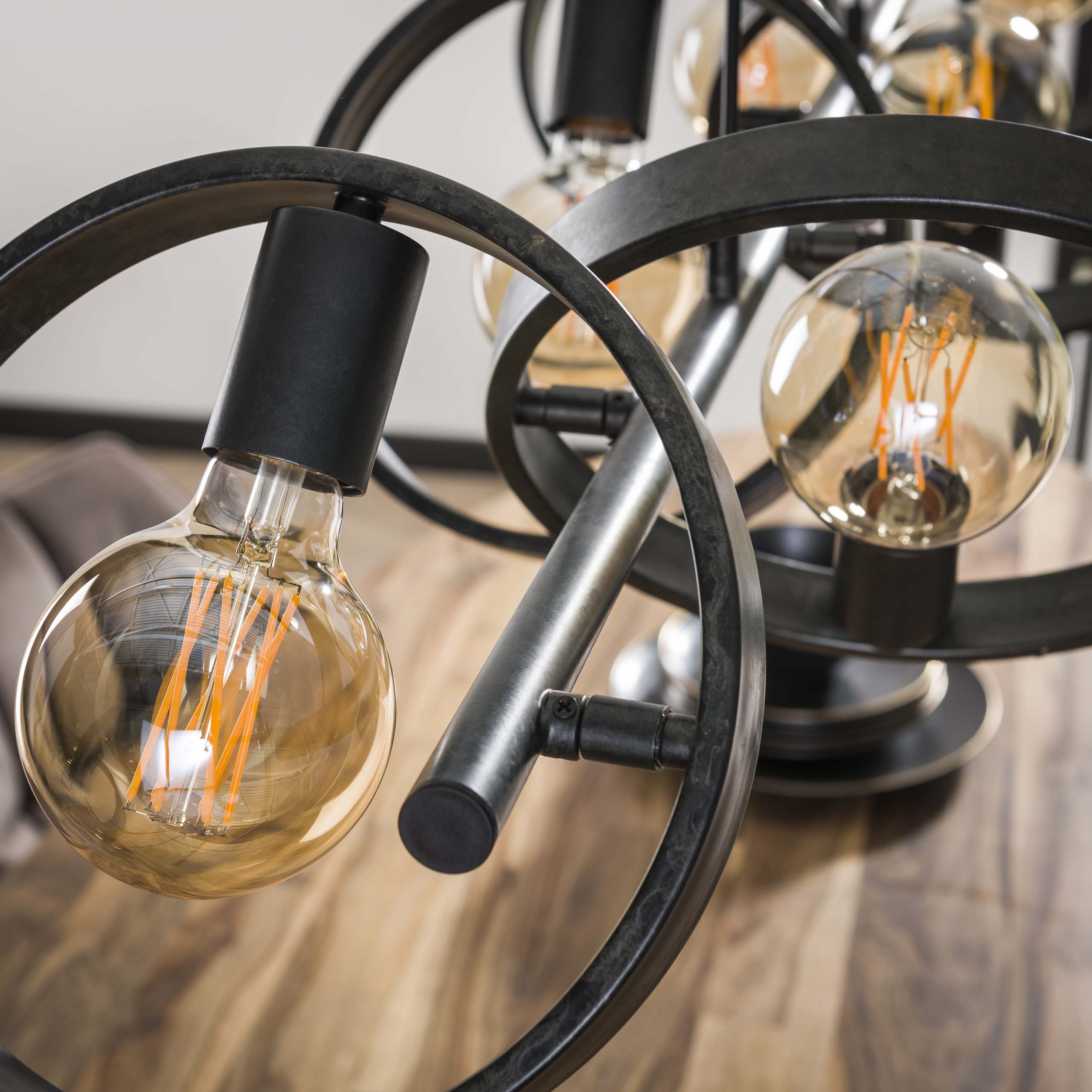 Hanglamp Hover | 6-Lichts | Charcoal
