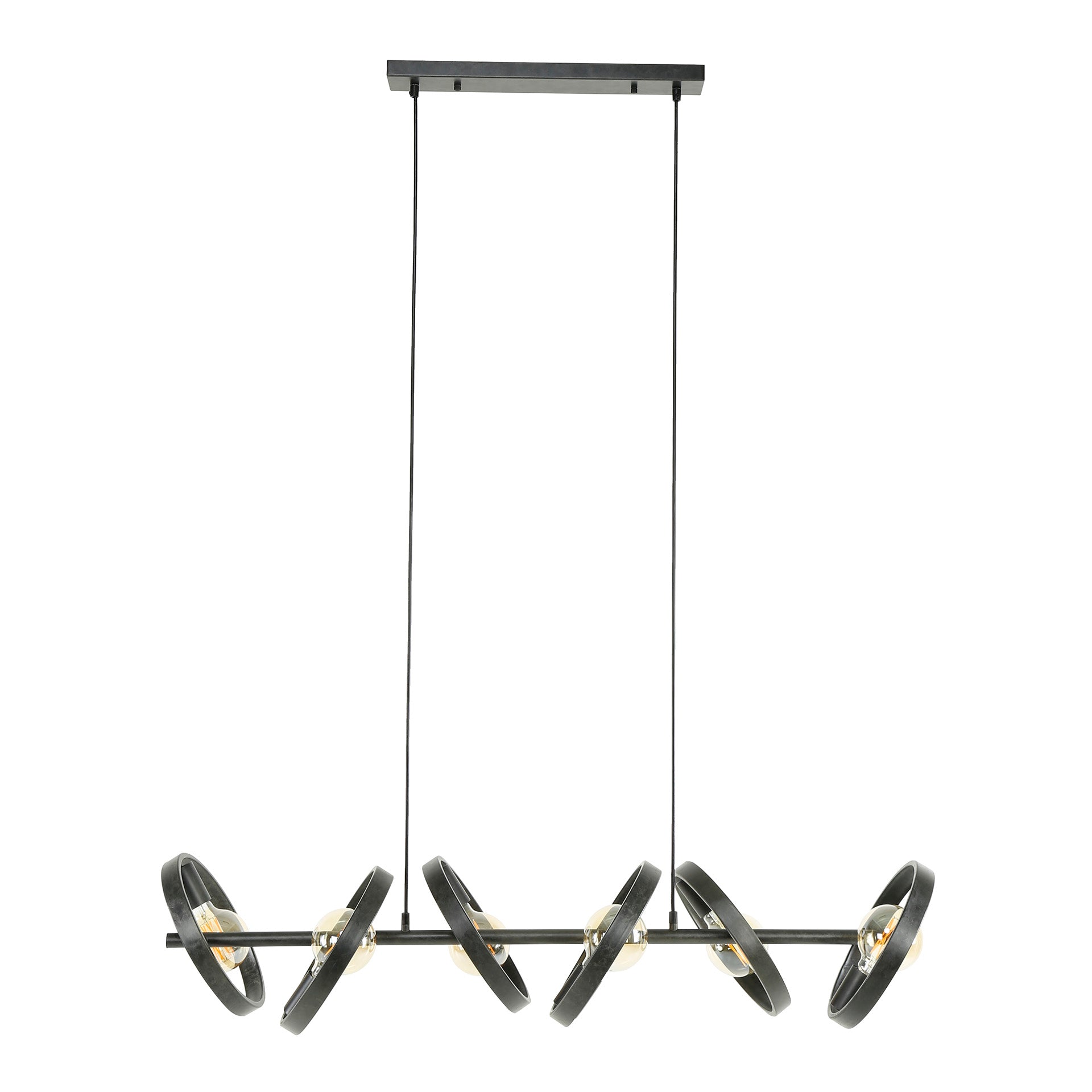 Hanglamp Hover | 6-Lichts | Charcoal