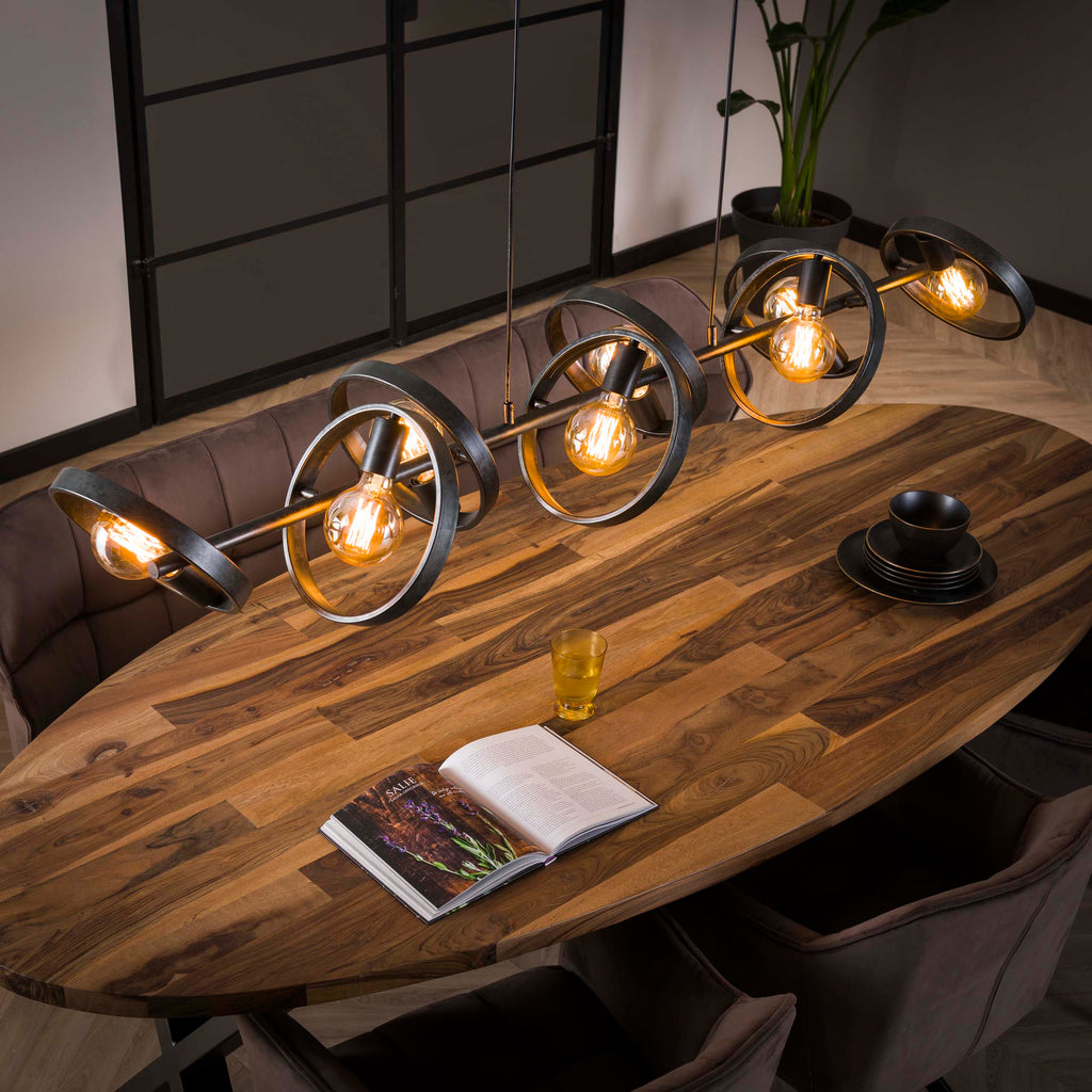 Hanglamp Hover | 8-Lichts | Charcoal