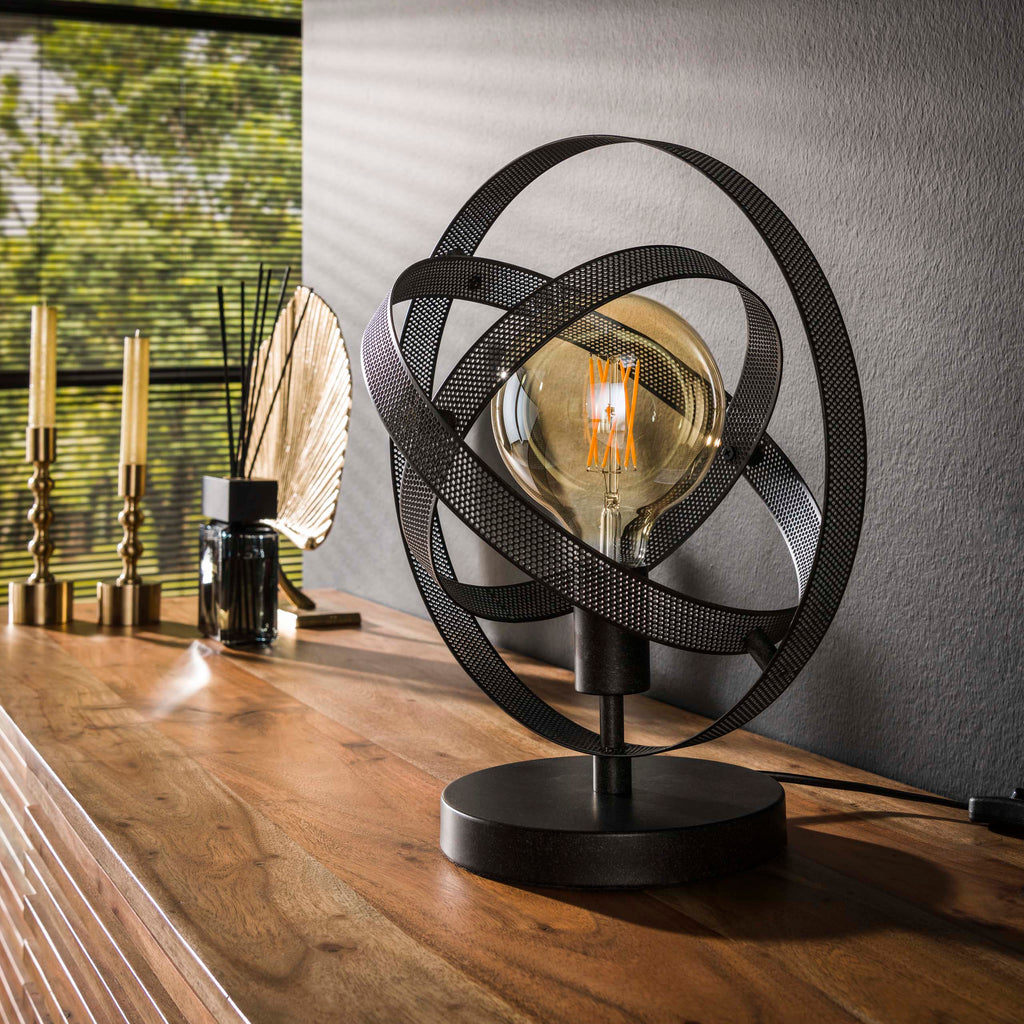 Tafellamp Cosmos Mesh | 1-Lichts | Artic zwart