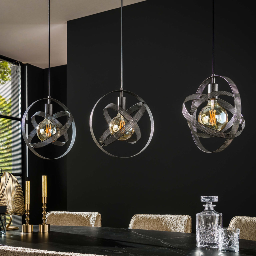 Hanglamp Cosmos | 3-Lichts | Artic zwart