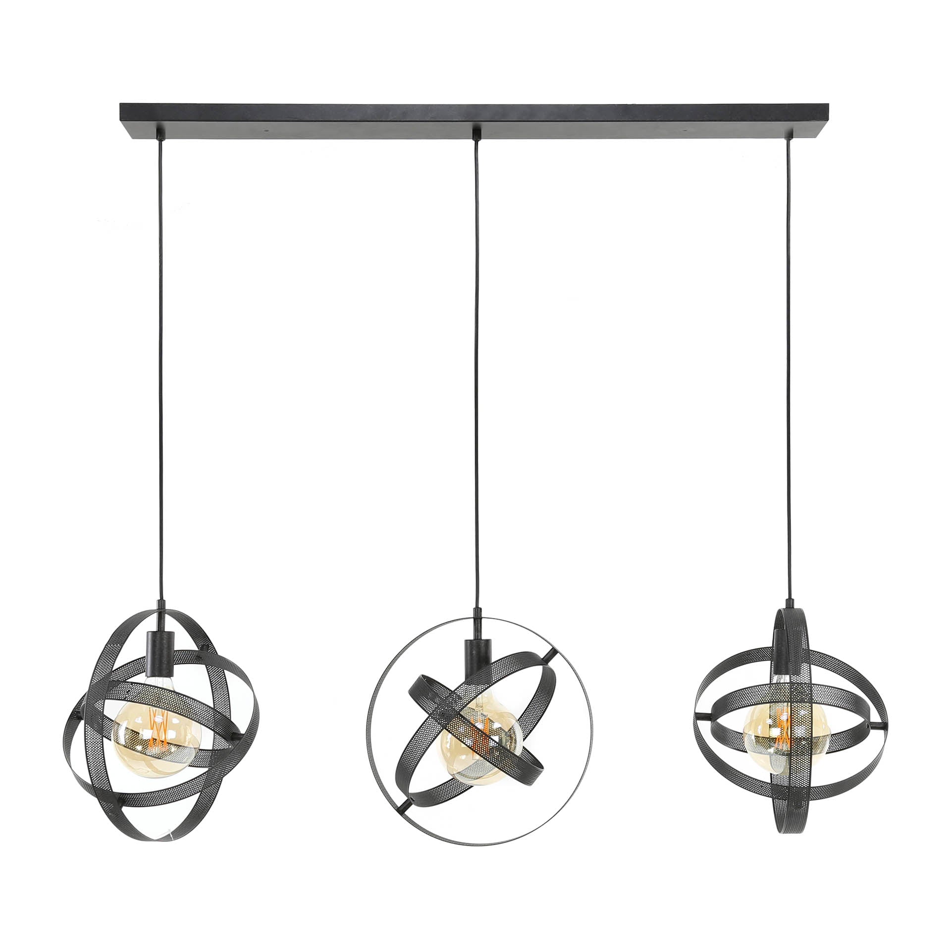 Hanglamp Cosmos | 3-Lichts | Artic zwart