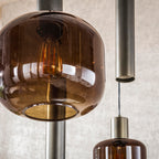 Hanglamp Bronza | 4+3-Lichts | Sienna bruin