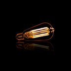 Lichtbron LED ST64 | Dimbaar | Amber glas