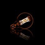 Lichtbron LED Filament G95 | Ø9,5cm | Amber glas