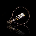 Lichtbron LED G125 | Filament bol Ø12,5 | Smoke grey
