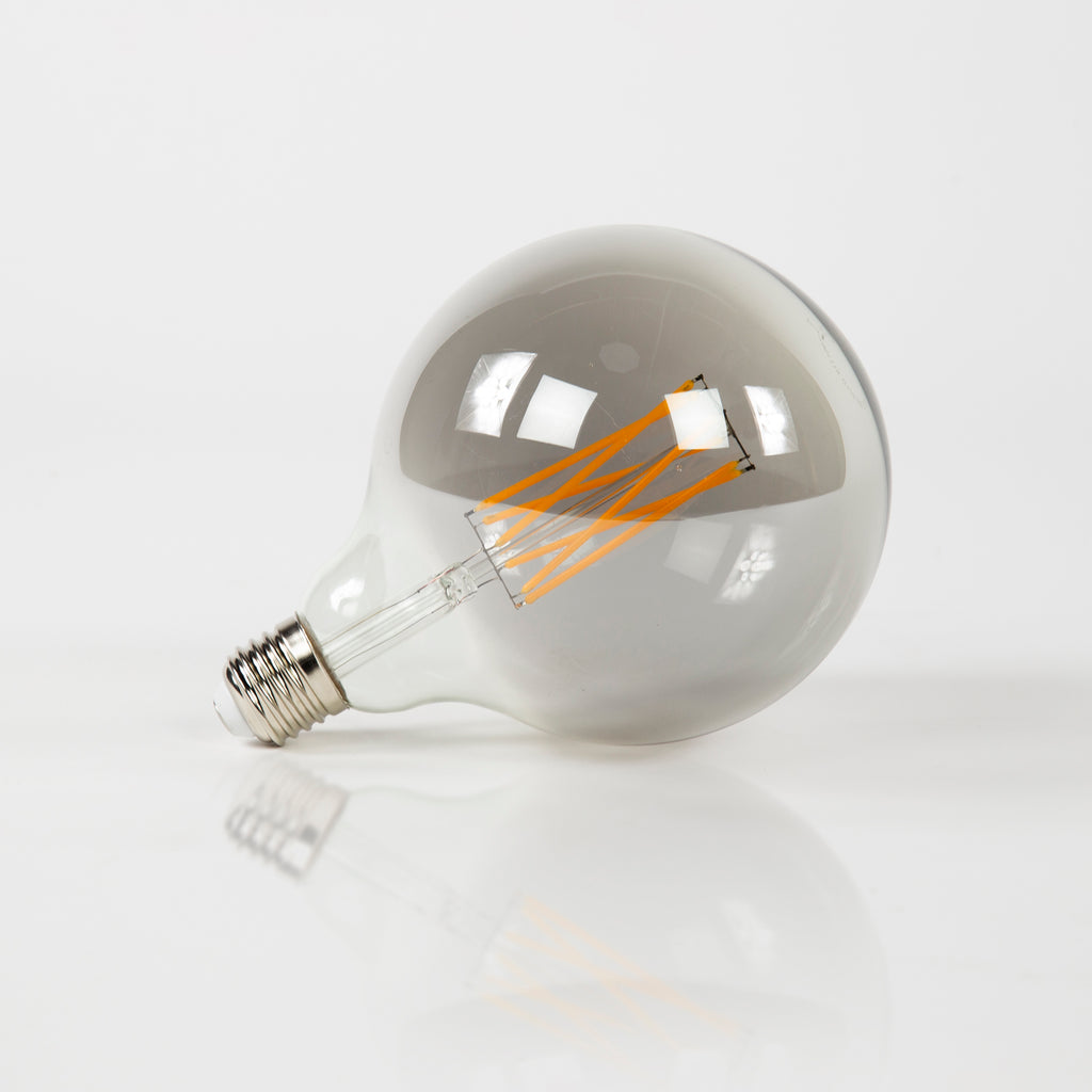 Lichtbron LED G125 | Filament bol Ø12,5 | Smoke grey