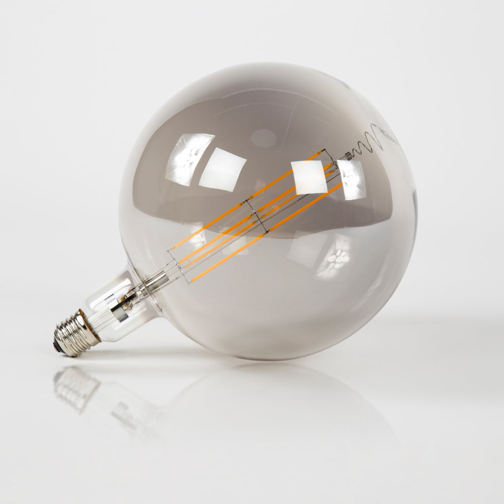 Lichtbron LED Filament G200 | Bol Ø20cm | Smoke Grey