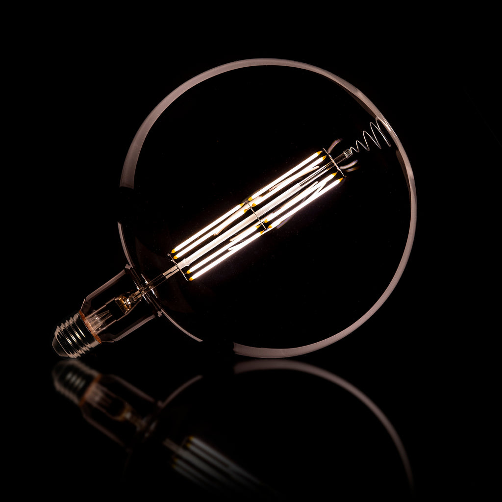 Lichtbron LED Filament G200 | Bol Ø20cm | Smoke Grey