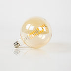 Lichtbron LED Filament | G150 | Amber glas Ø15cm