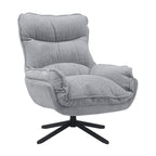 Fauteuil Vera | Draaibaar | Polyester | Metalen poot