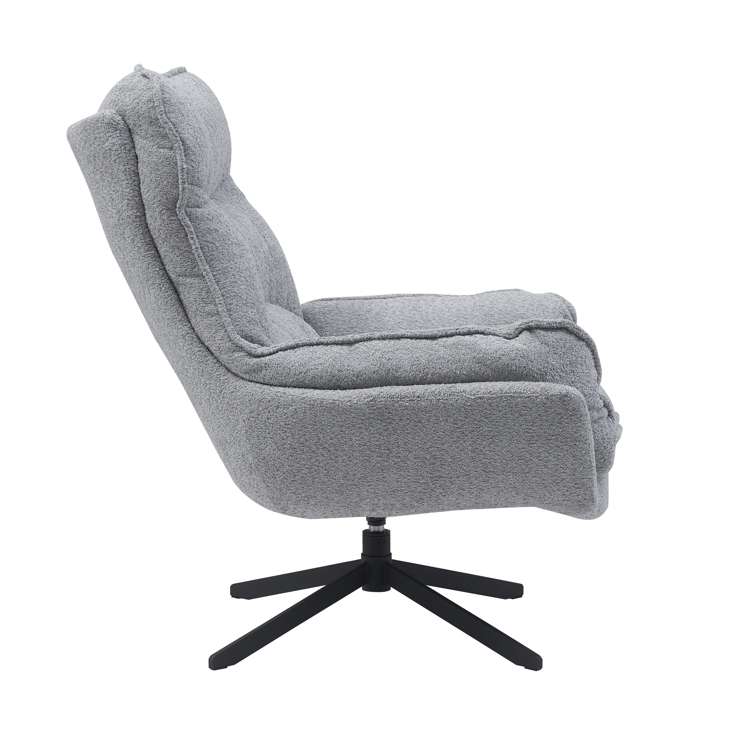 Fauteuil Vera | Draaibaar | Polyester | Metalen poot