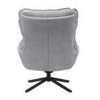 Fauteuil Vera | Draaibaar | Polyester | Metalen poot