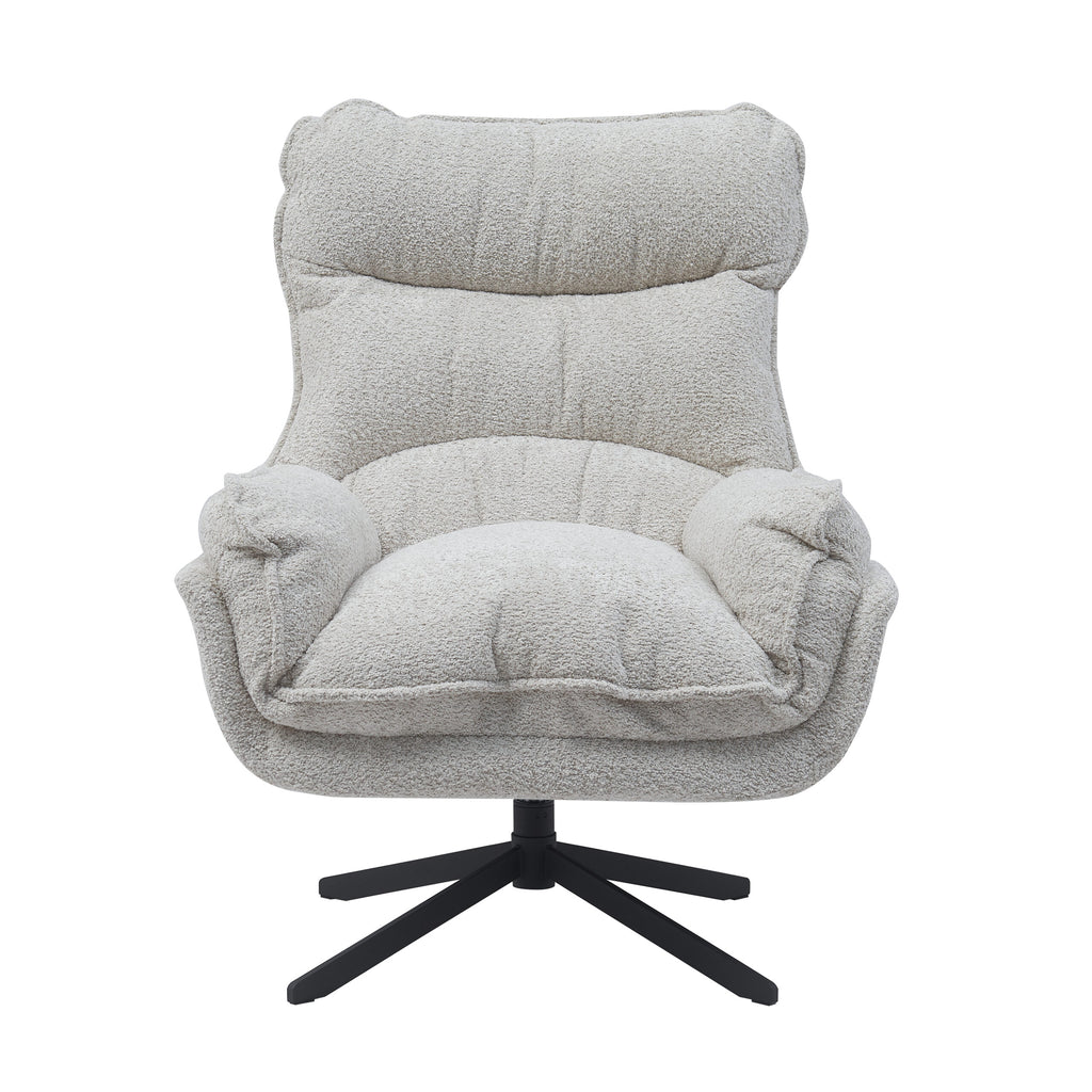 Fauteuil Vera | Polyester | Draaibaar | Metalen poot