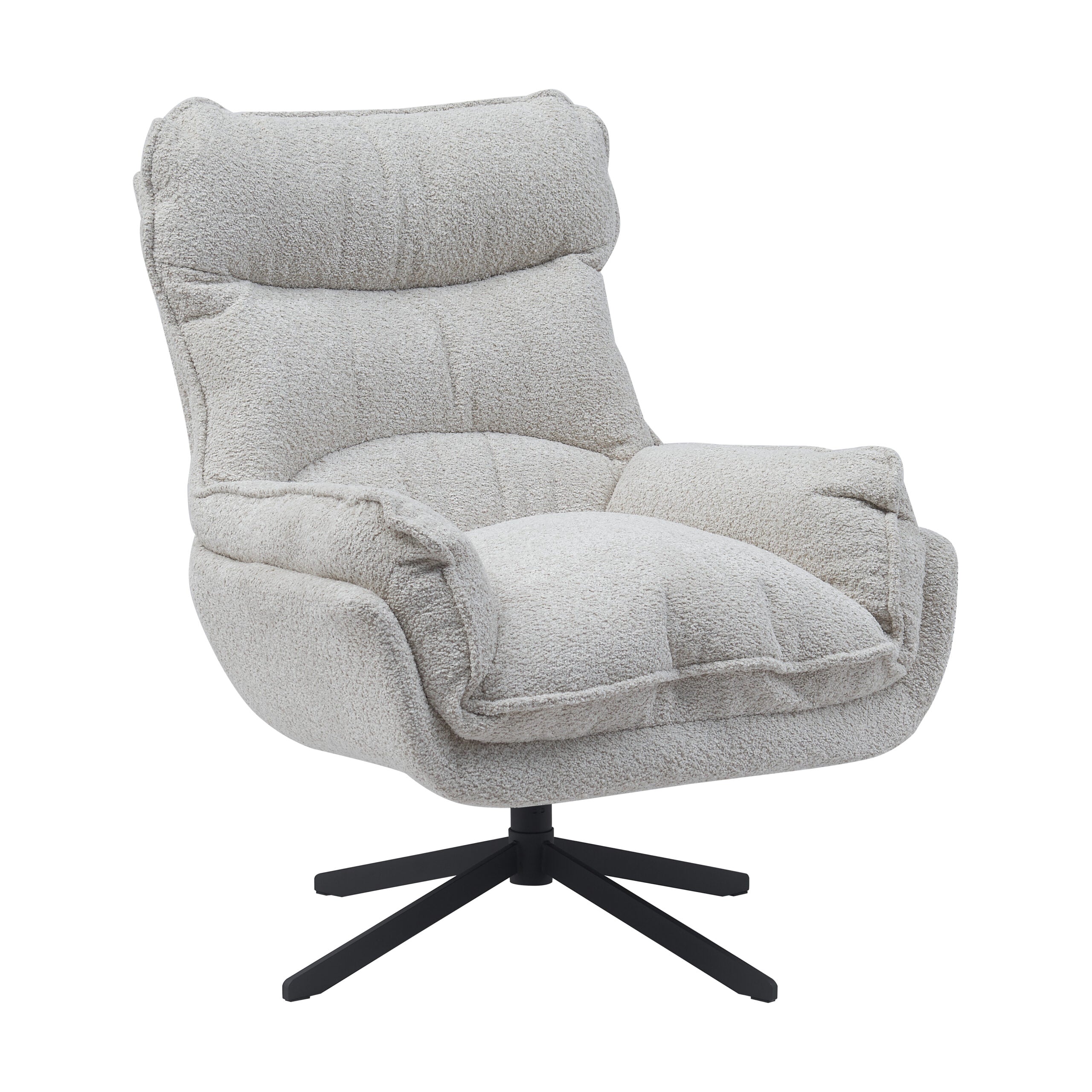 Fauteuil Vera | Polyester | Draaibaar | Metalen poot