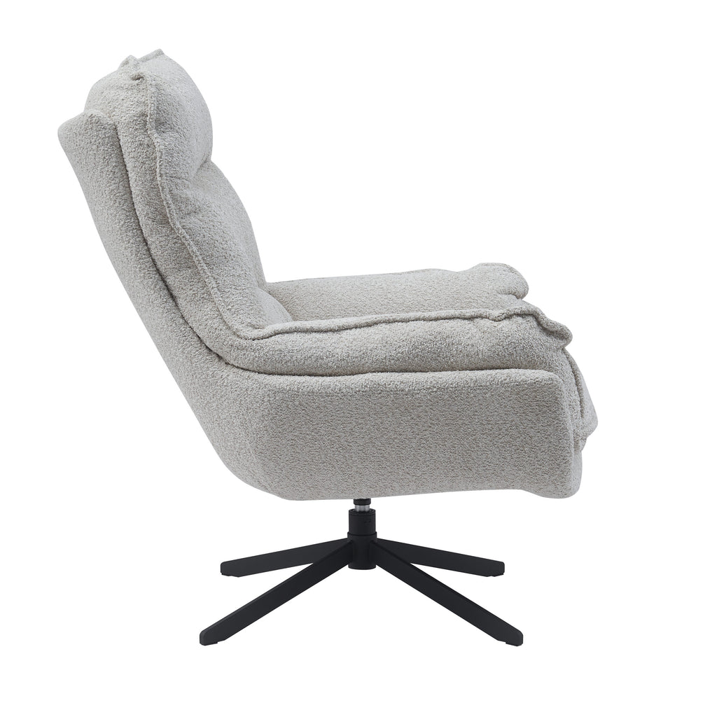 Fauteuil Vera | Polyester | Draaibaar | Metalen poot