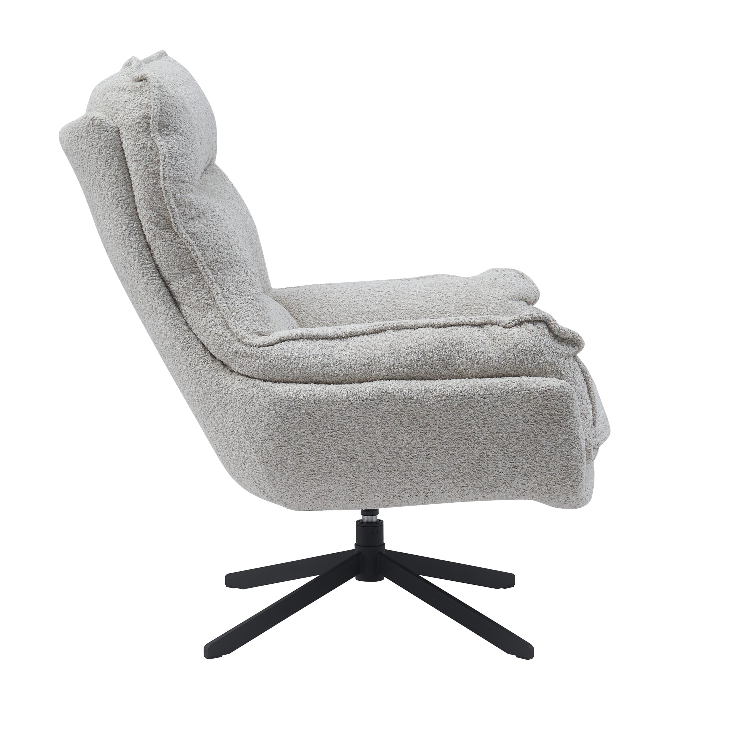 Fauteuil Vera | Polyester | Draaibaar | Metalen poot