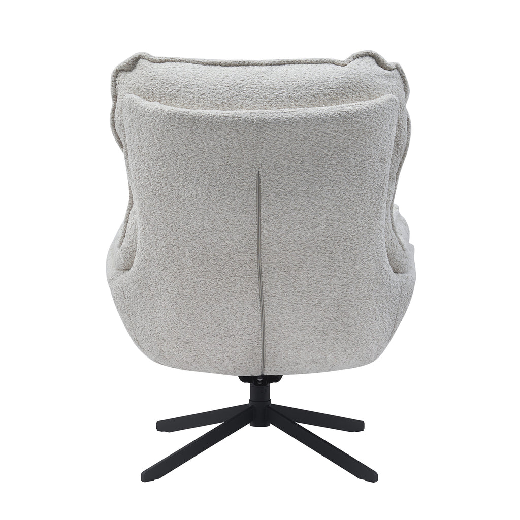 Fauteuil Vera | Polyester | Draaibaar | Metalen poot