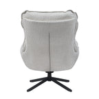 Fauteuil Vera | Polyester | Draaibaar | Metalen poot