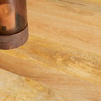 Eettafel Mangohout | Ø120 cm | Matrixpoot Zwart