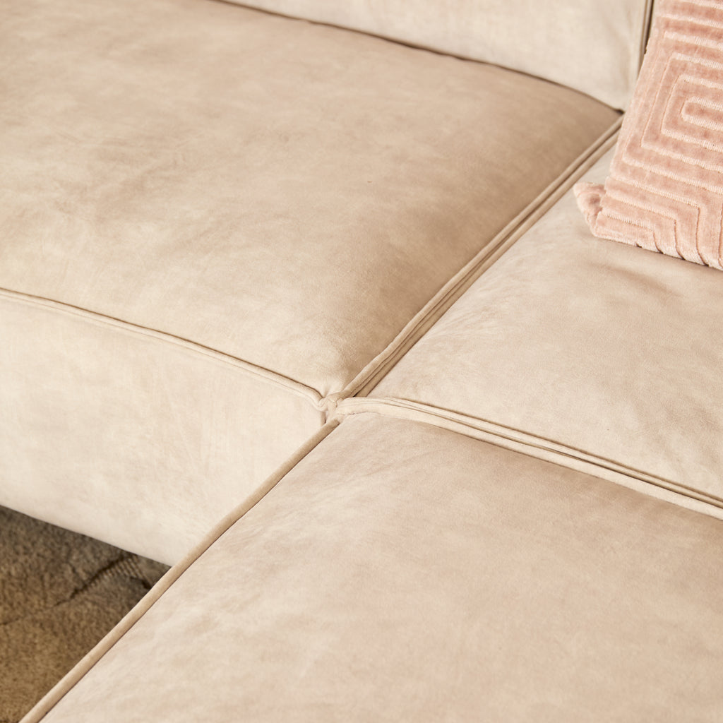 Hoekbank Floris | 2,5-Zits | Rechts | Velvet Beige