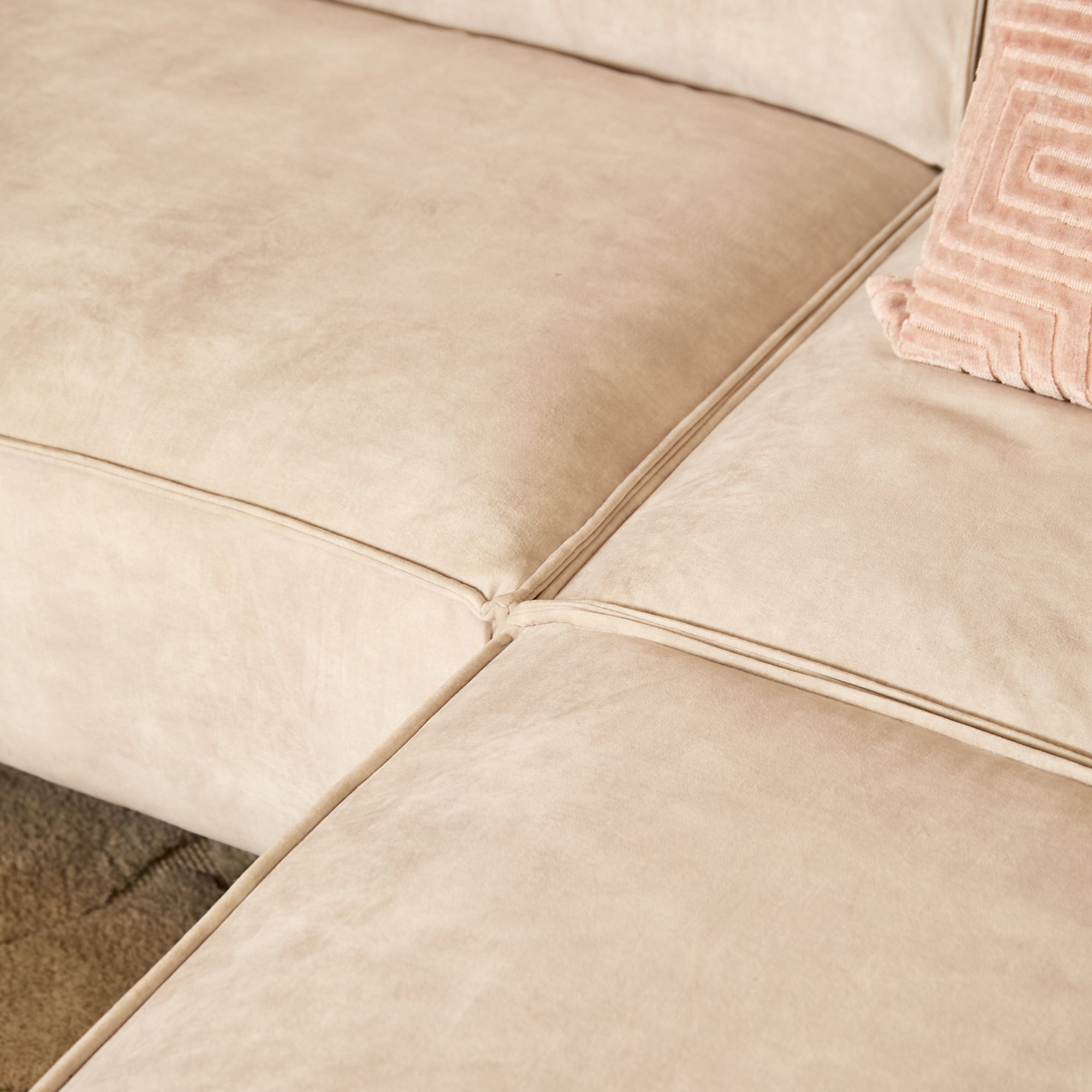 Hoekbank Floris | 2,5-Zits | Rechts | Velvet Beige