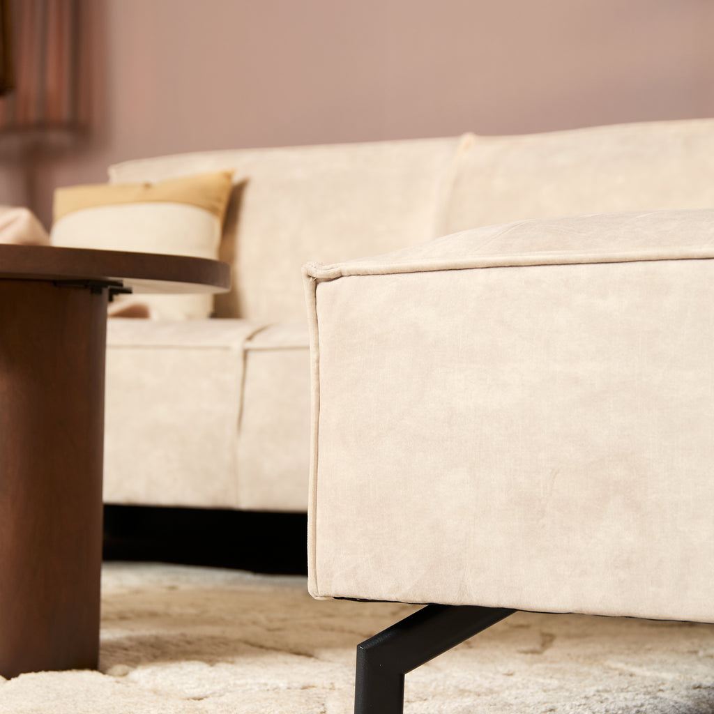Hoekbank Floris | 2,5-Zits | Rechts | Velvet Beige