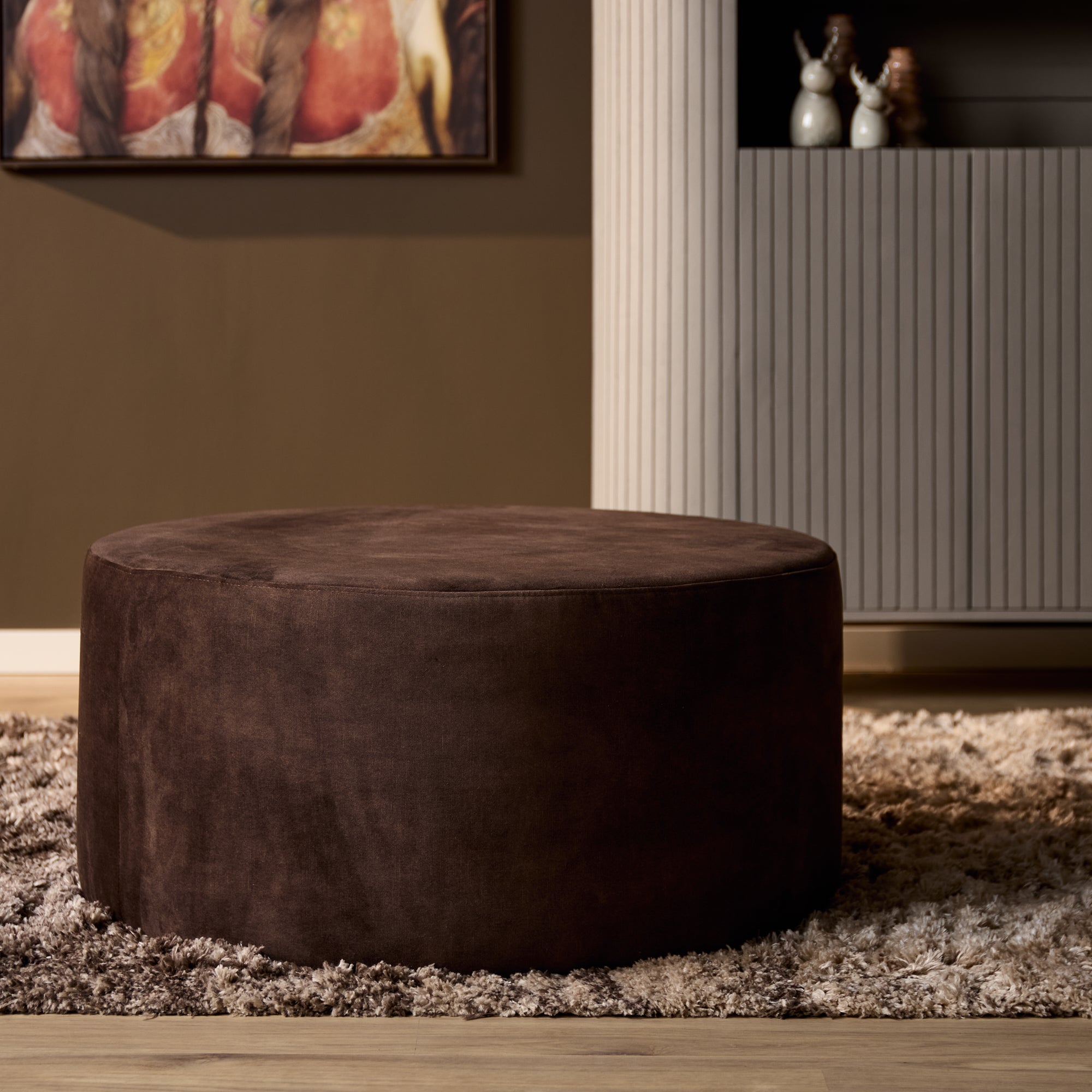 Hocker Rond | Ø80 x 39 cm | Stijlvol