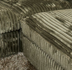 MySofa Teddy hoekbank groen, divan links + 2,5-zits