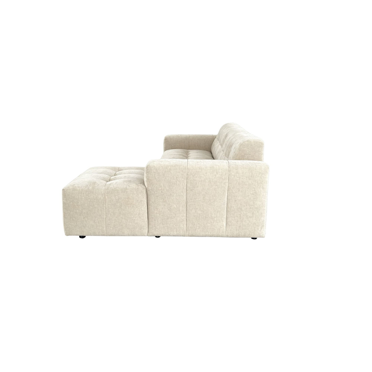 MySofa Ruby Hoekbank Beige 2,5-zits AL + Lounge R