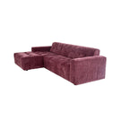 MySofa Ruby Hoekbank Paars Lounge L + 2,5-zits AR