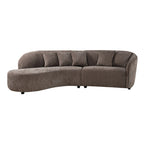 MySofa Novi Hoekbank Grijs Lounge L + 3-zits