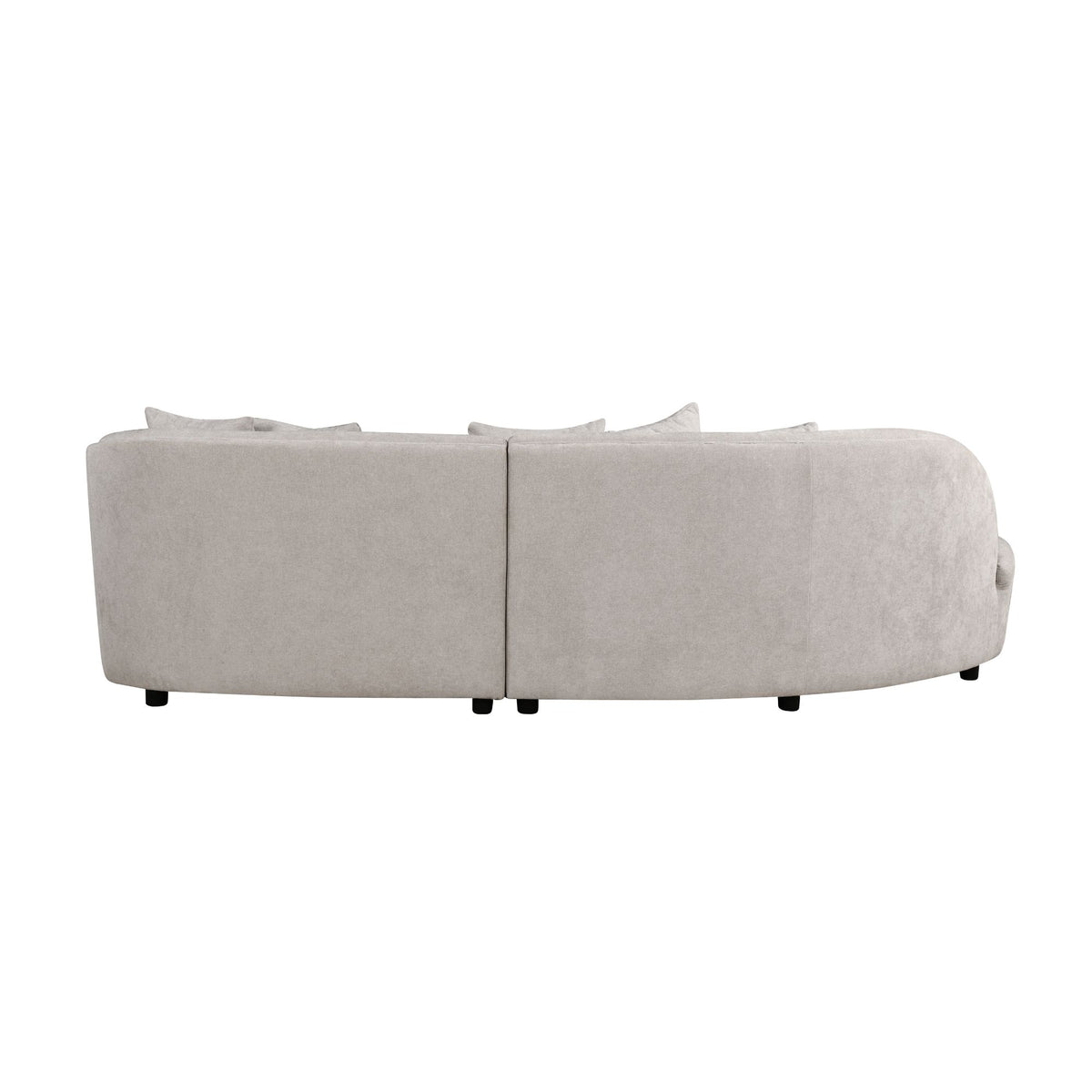 MySofa Novi hoekbank lichtgrijs lounge L + 3-zits