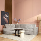 Hoekbank Alma | 2,5-Zits Divan Links | Beige