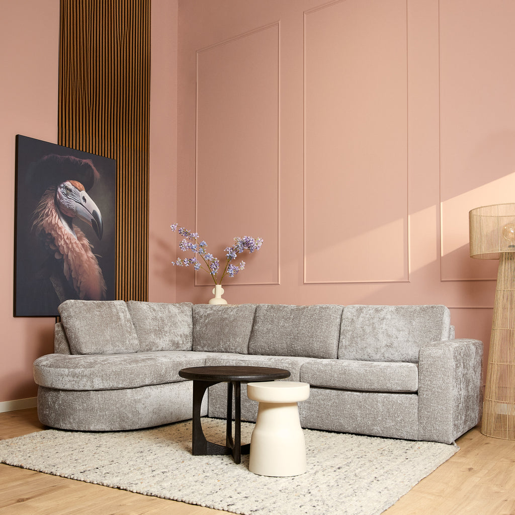 Hoekbank Alma | 2,5-Zits Divan Links | Beige