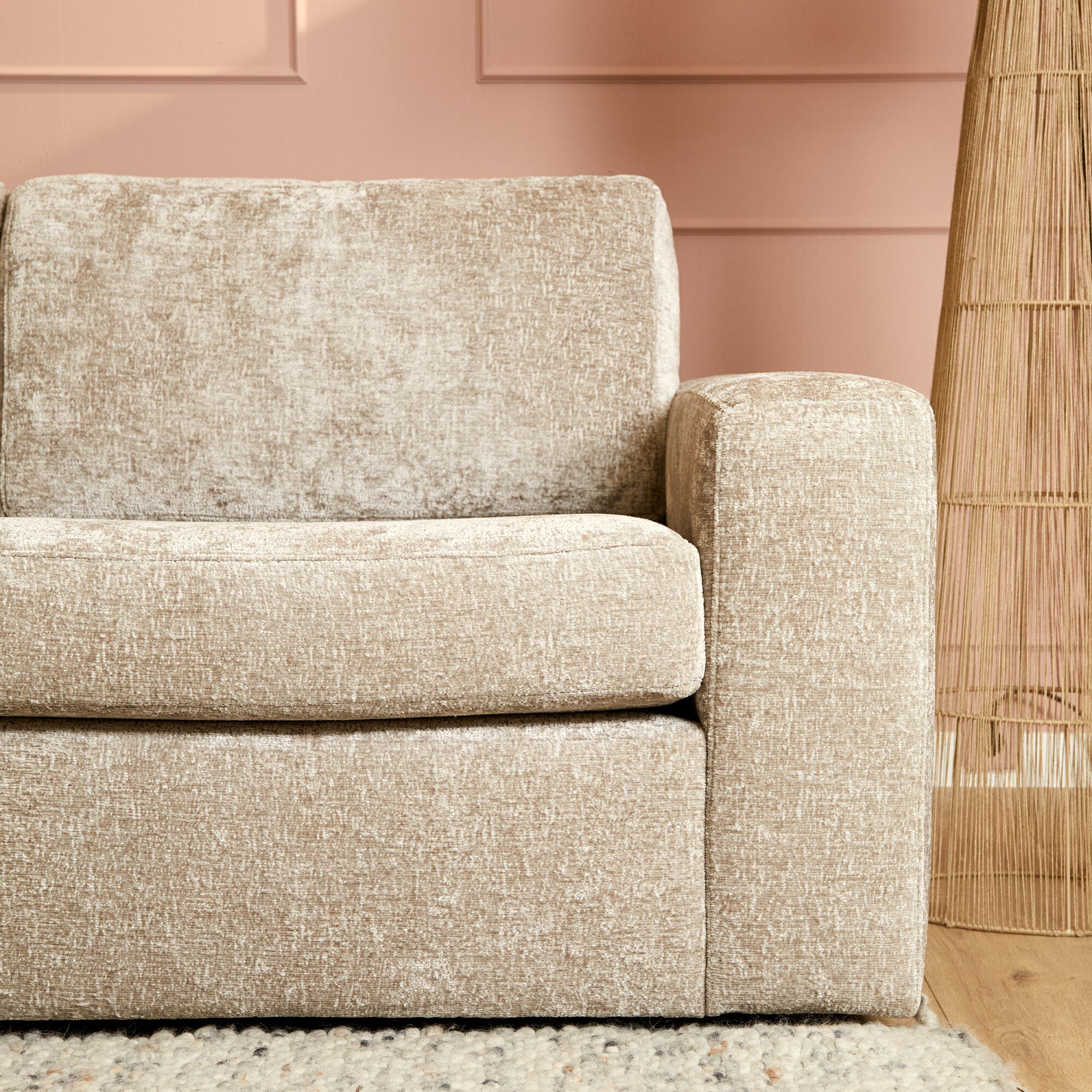 Hoekbank Alma | 2,5-Zits Divan Links | Beige