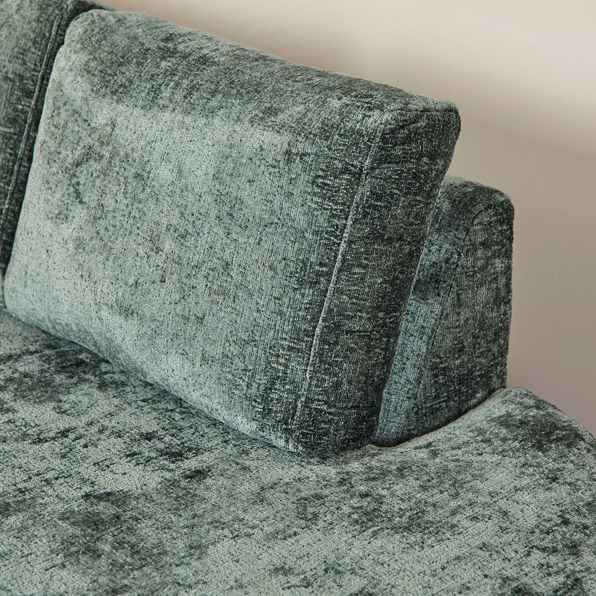 Hoekbank Alma | 2,5-Zits | Stof Trenza Groen
