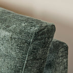 Hoekbank Alma | 2,5-Zits | Stof Trenza Groen