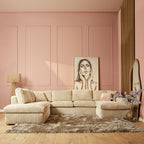 U-bank Teddy | Divan L + 2,5 ZA + Lounge R | Tilia 03